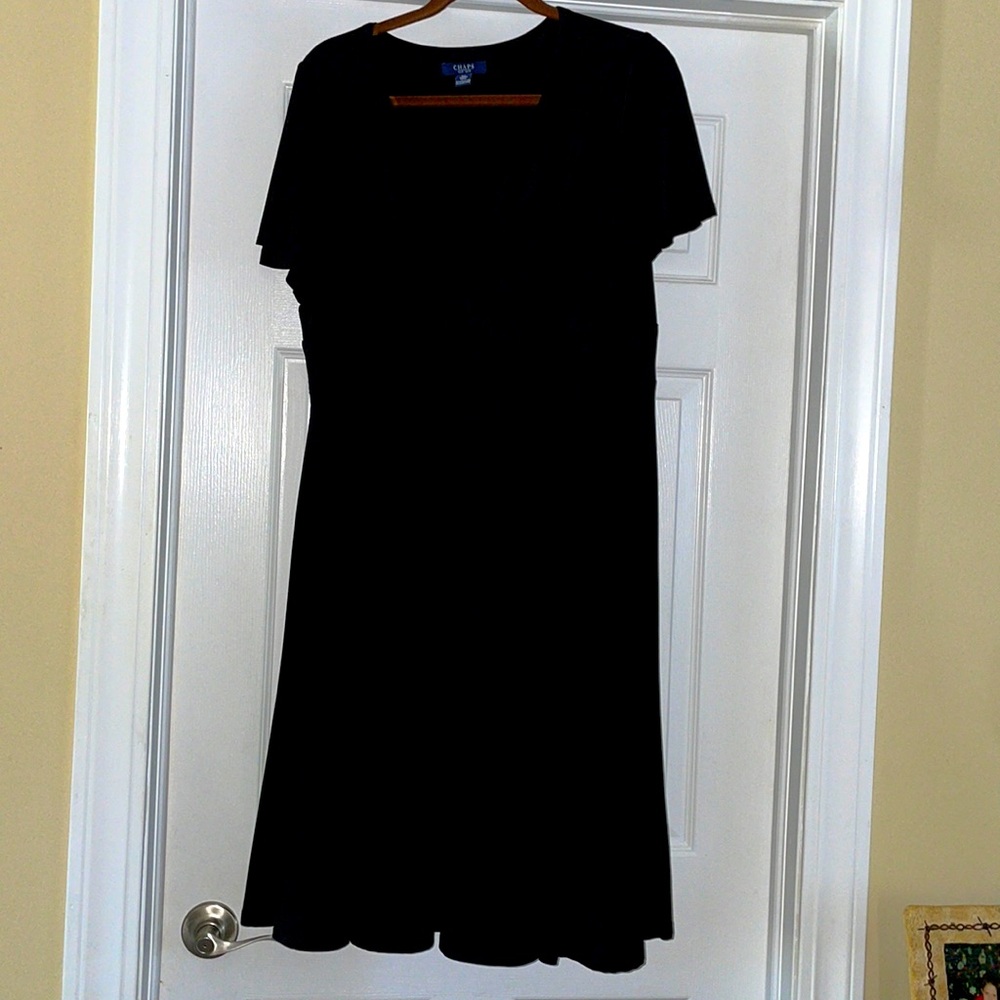 Chaps black dress